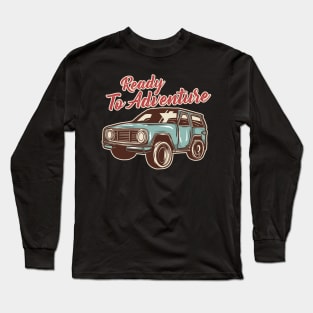 Adventure Outdoor Cars Artwork Long Sleeve T-Shirt